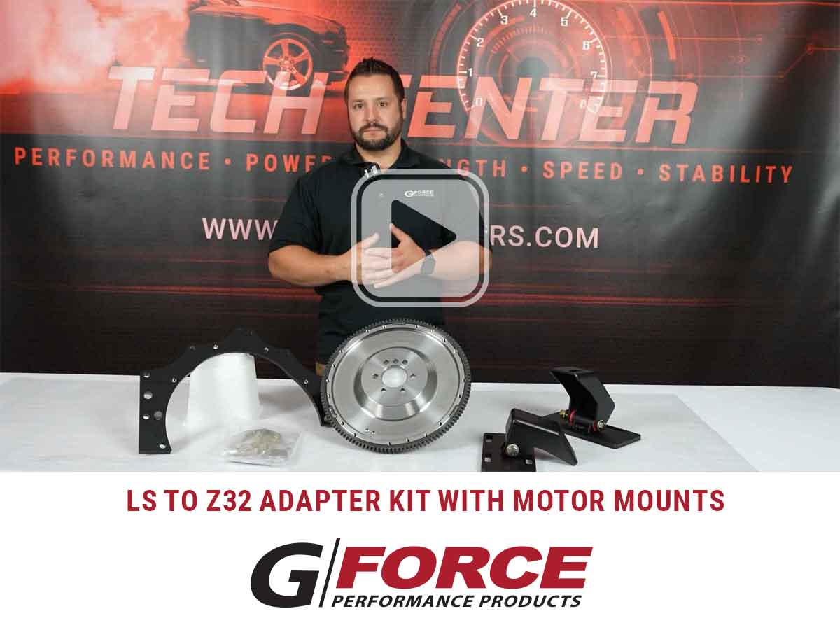 LS to Z32 Transmission Adapter & Motor Mount Kit