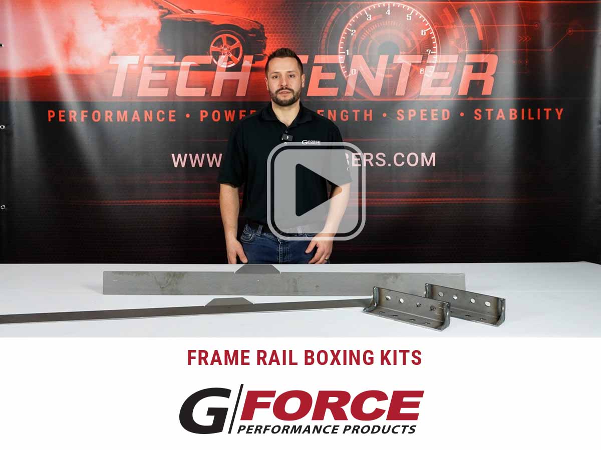 Frame Boxing Constructure System Frame Rail Boxing Kits for crossmembers used on convertibles