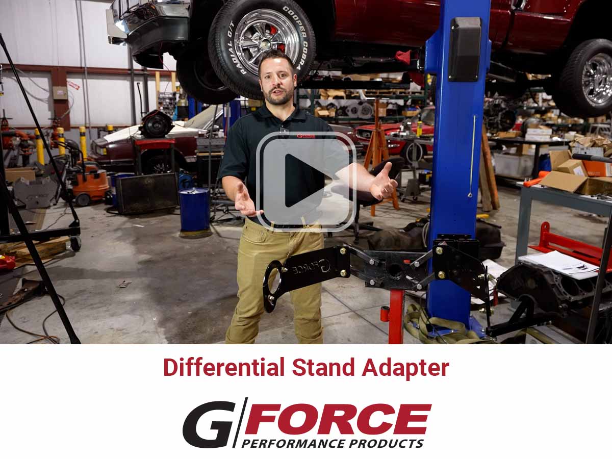 Differential Engine Stand Adapter for Rebuild or Storage from G Force