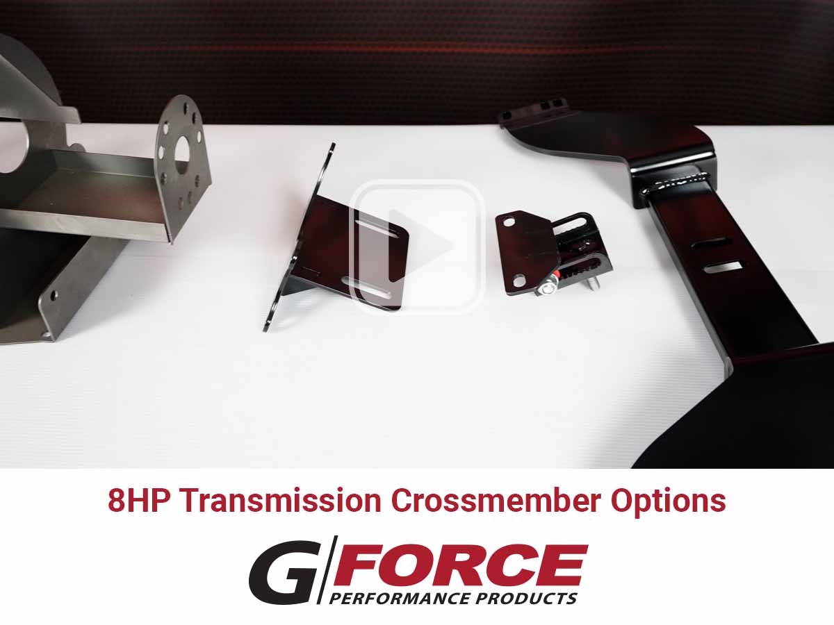 8HP trans crossmember options