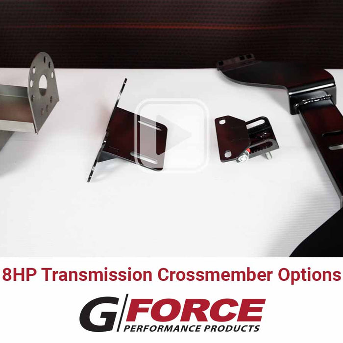8HP trans crossmember options