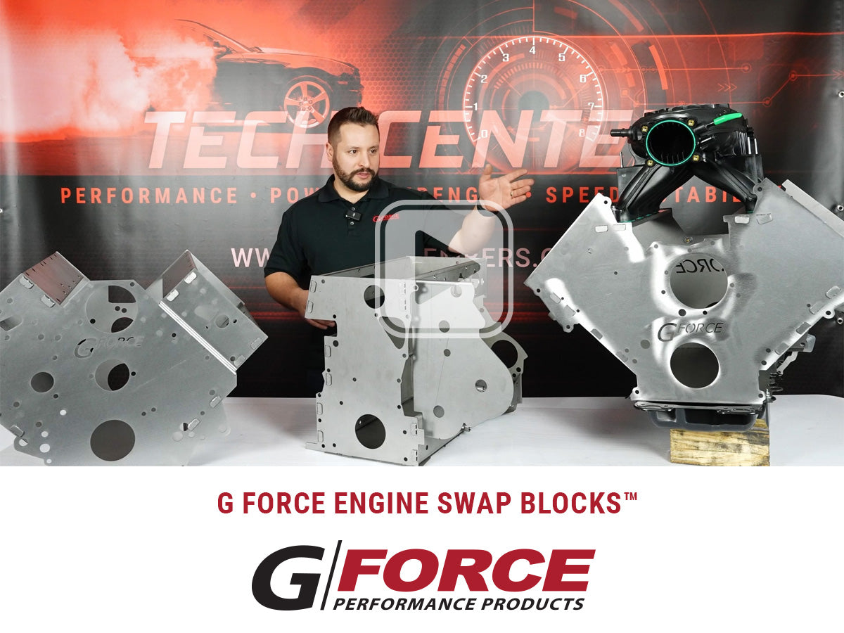 G Force Swap Blocks for Coyote 5.0, Honda K24 Z3, and 6.6 Duramax Engines