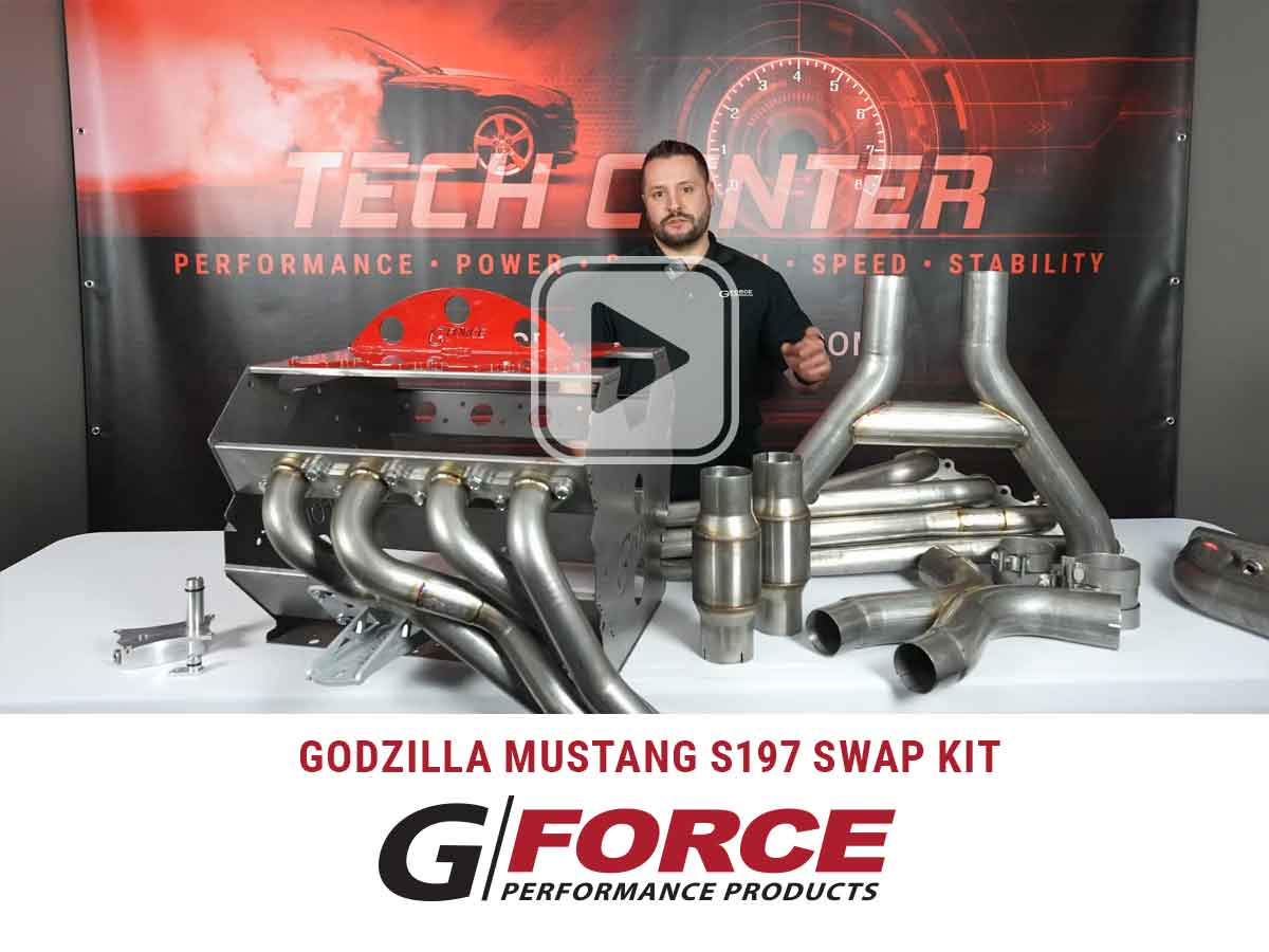 Godzilla 7.9L Engine to Ford S197 Mustang Swap Kit