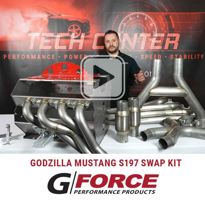 Godzilla 7.9L Engine to Ford S197 Mustang Swap Kit