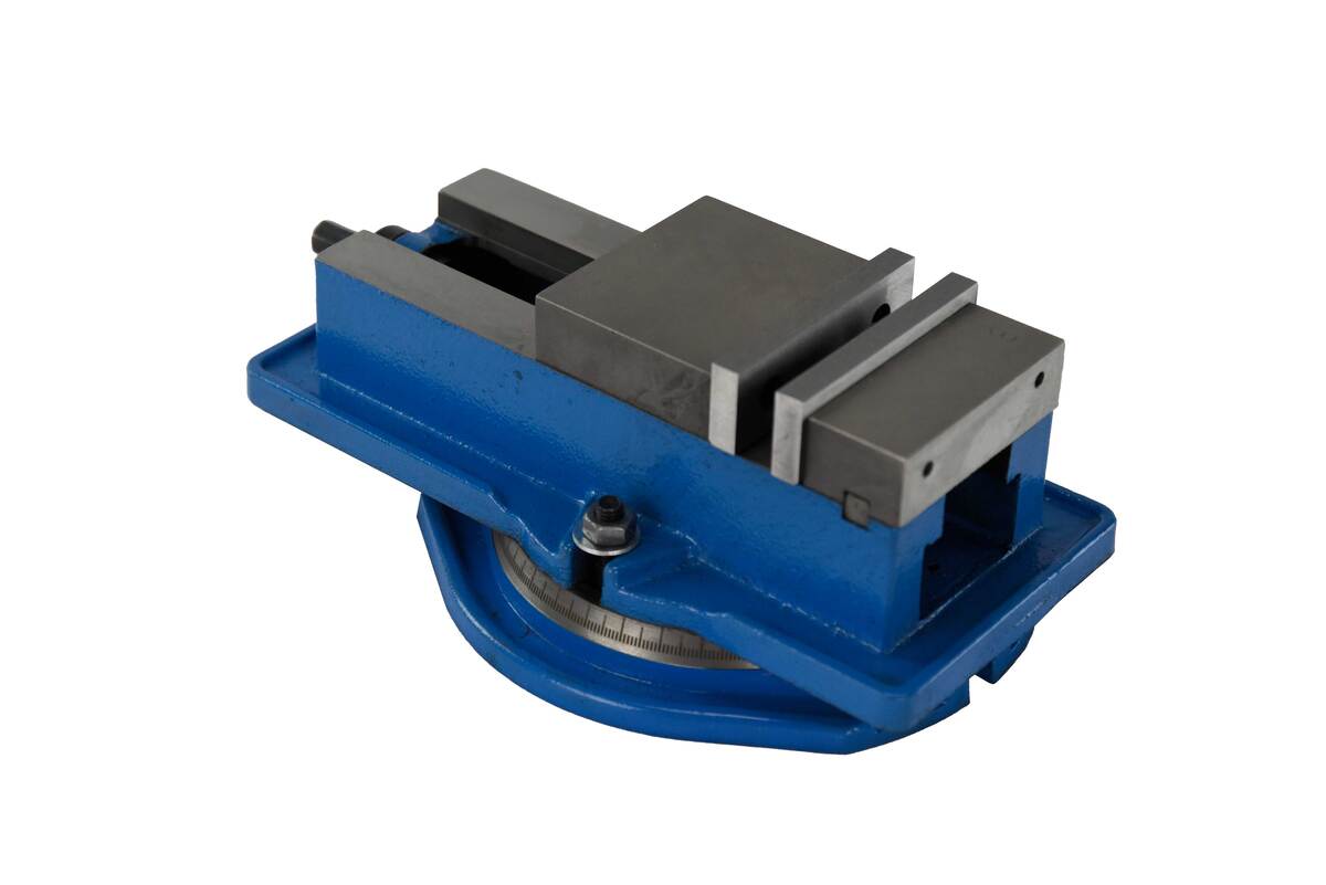 side view Precision Milling Vise with Swivel Base