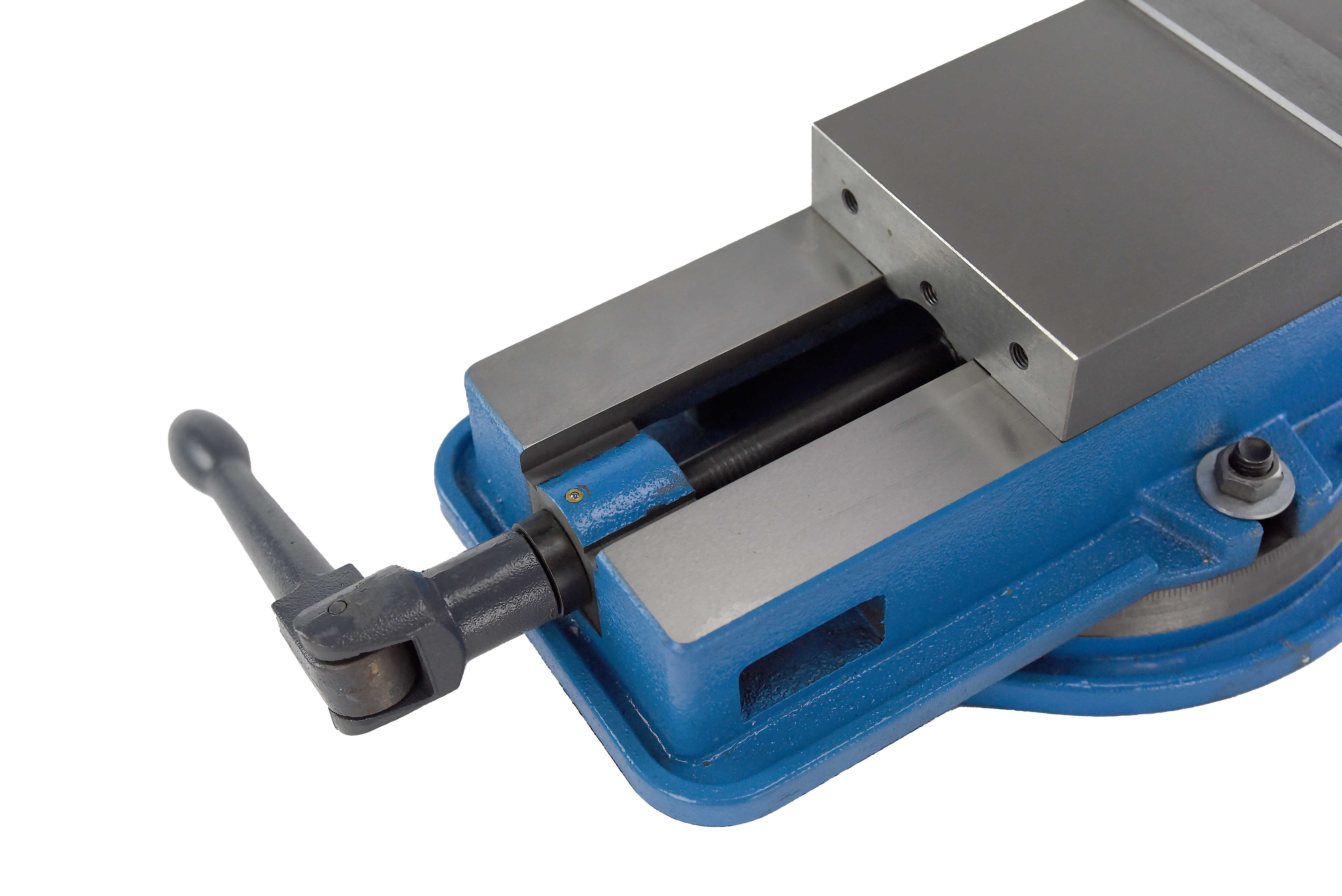 close up High Precision Milling Vise With Swivel Base 6"