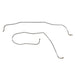 FTC6701SS- 67-69 Chevy Camaro, V8, Powerglide Transmission Cooler Line Set; Stainless - SSTubes