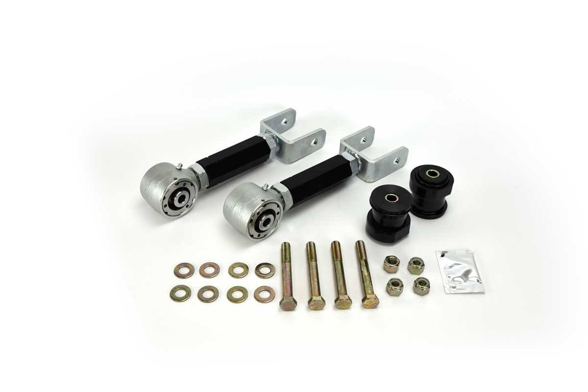A Body Adjustable Control Arms ABACA full set with differential bushings and mounting hardware