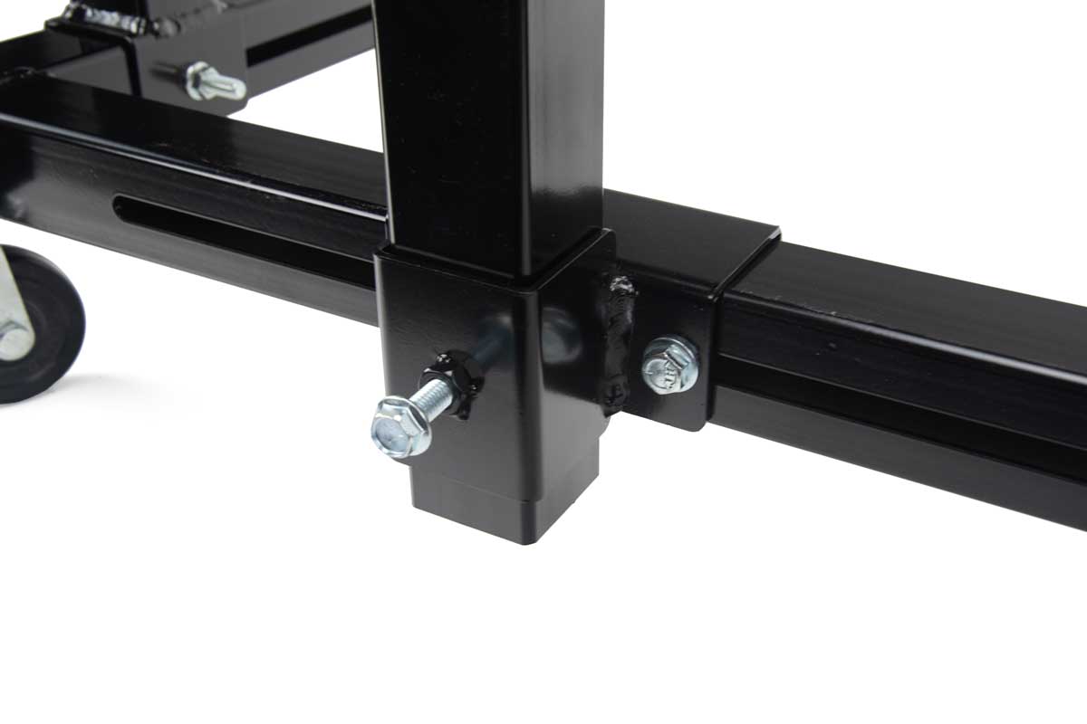 Universal Differential Dolly | GF-DD-TW  adjustable support arm close up