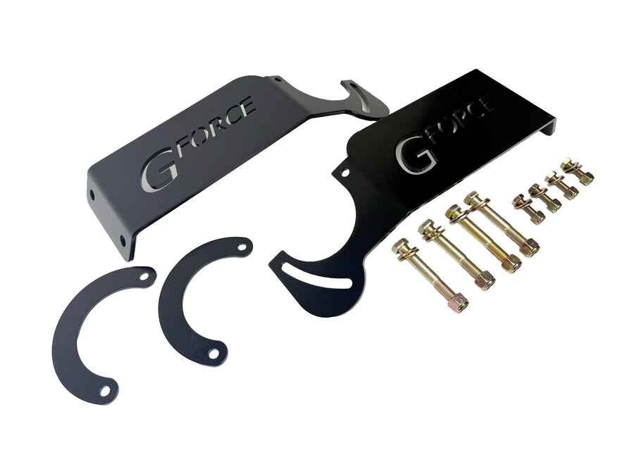 Differential Engine Stand Adapter with mounting hardware angled view
