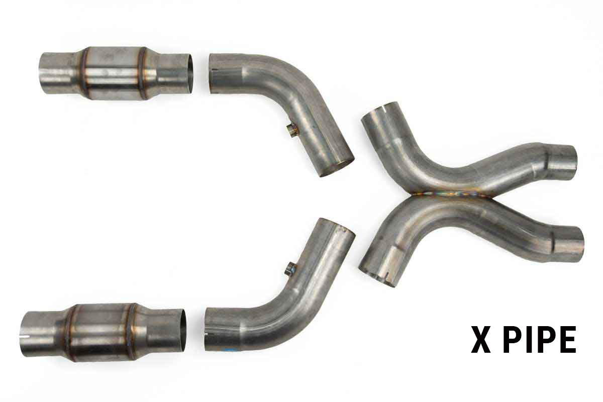 S197 Mustang Godzilla Swap Headers With CATS and X Pipe | GF-FGM-HDR200