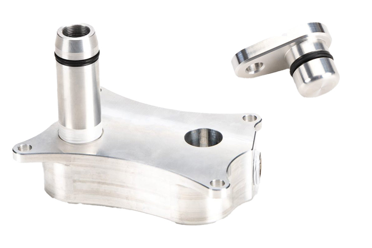 G Force Ford Godzilla 7.3L Oil Cooler Bypass and Oil Cooler Coolant Block-Off--GF-FGPBO
