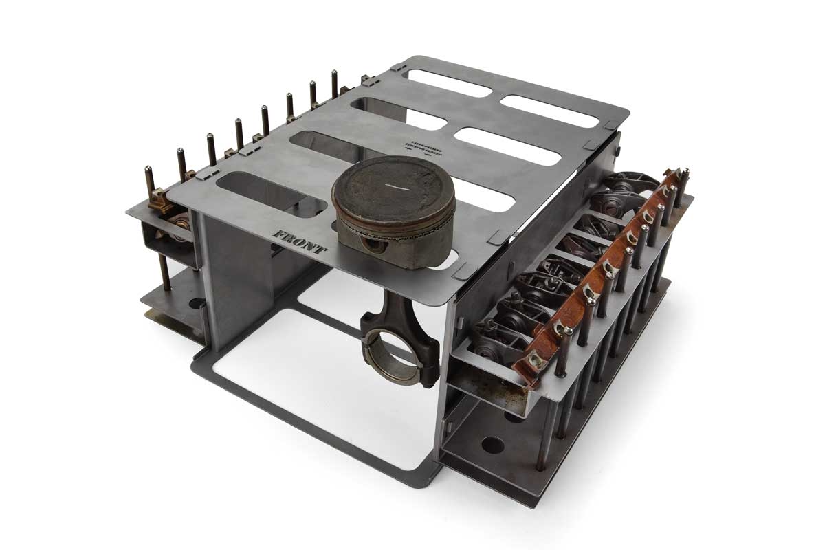 Engine Piston Rack Piston Holder & Rod Organizer | Engine Assembly Rack — G Force ...