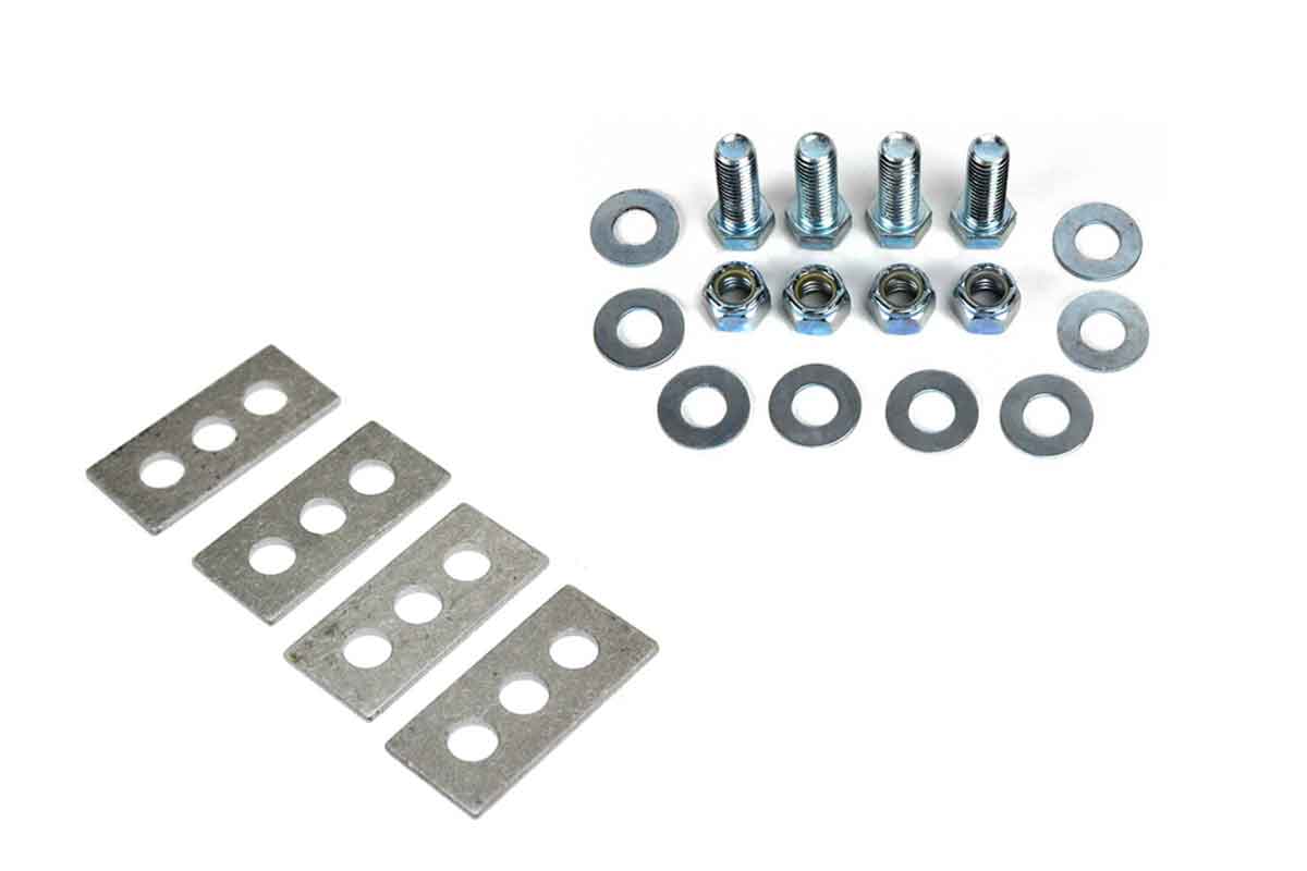 Transmision Crossmember Hardware Kit with Shims from G Force