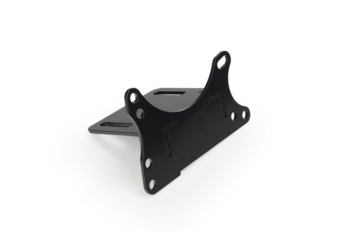 8HP T0 GM Universal Transmission Mount Adapter | GF-RC8HP-GM-A angled view from mounting bracket