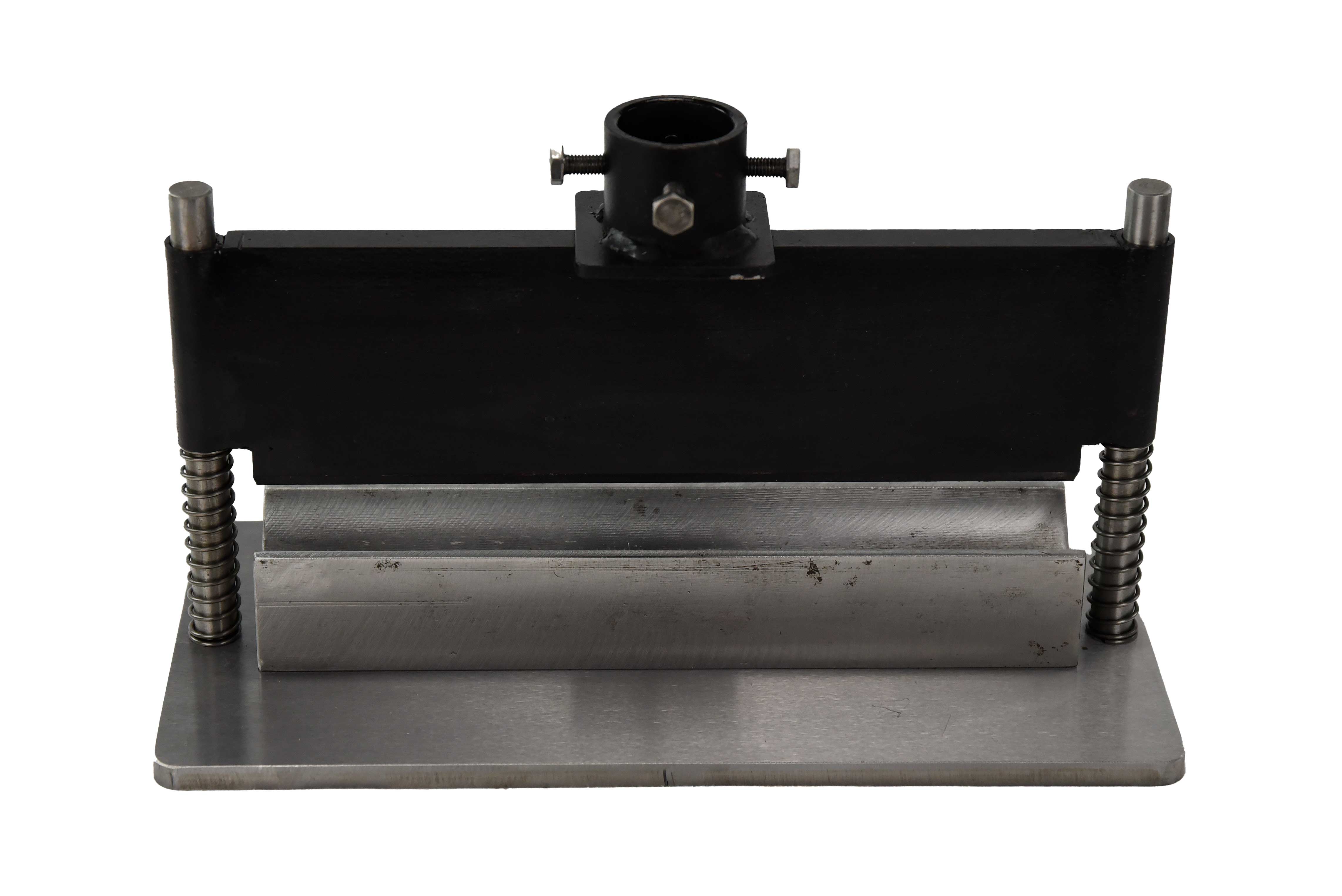 back of 12" Shop Press Brake Attachment for most 12 - 20 ton hydraulic presses