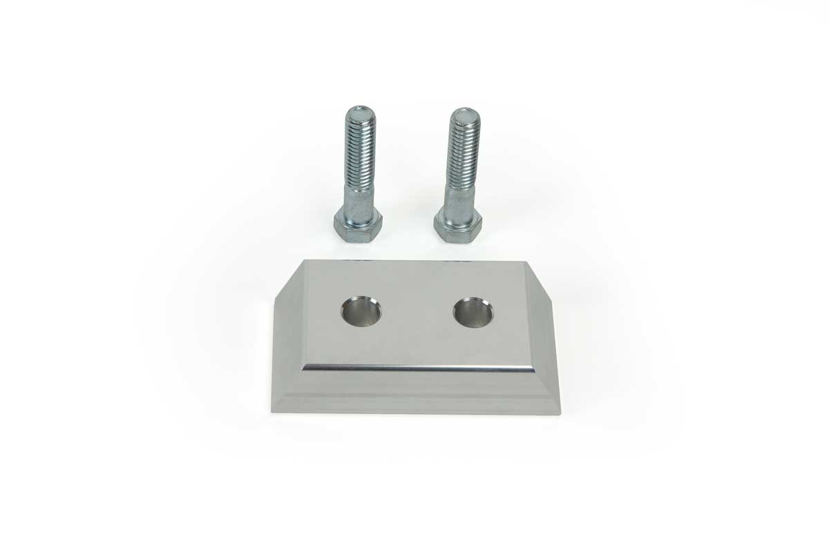 GM Transmission Mount Spacer Block 1" Height | GF-SPR1-01 with mounting hardware