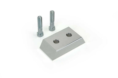 G Force GM Transmission Mount Spacer Block 1" Height | GF-SPR1-01 with mounting hardware angled view