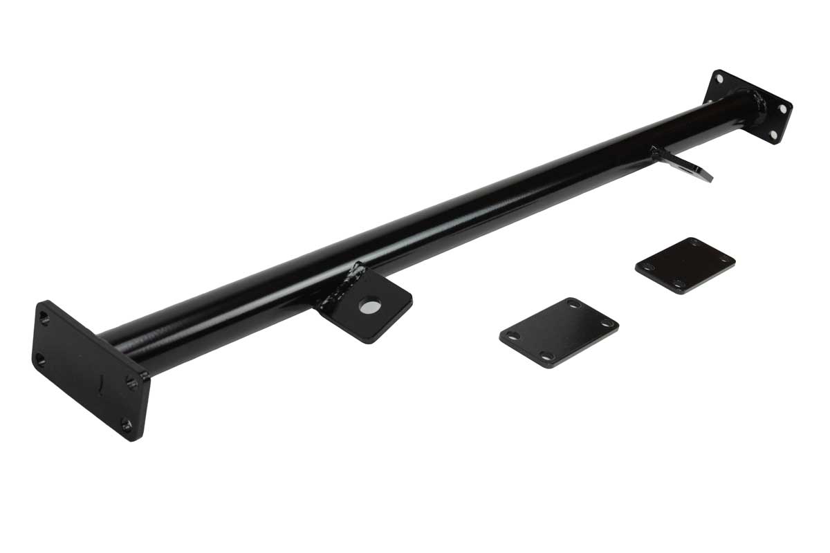 Tri-Five Shock Bar Mount | GF-T5-SB with spacer shims side view