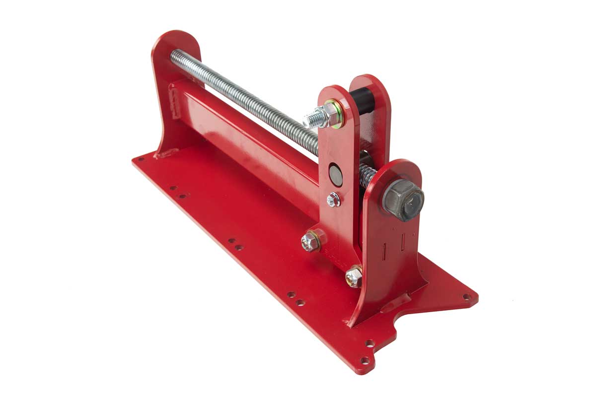 red powder coated Tilting Engine Leveler for LS & Gen V LT Engines | GF-TEL-LSLT