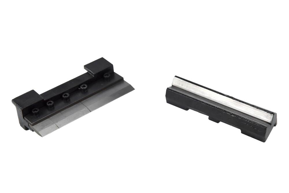 6" Vise Mount Press Brake Attachment individual pieces angled views