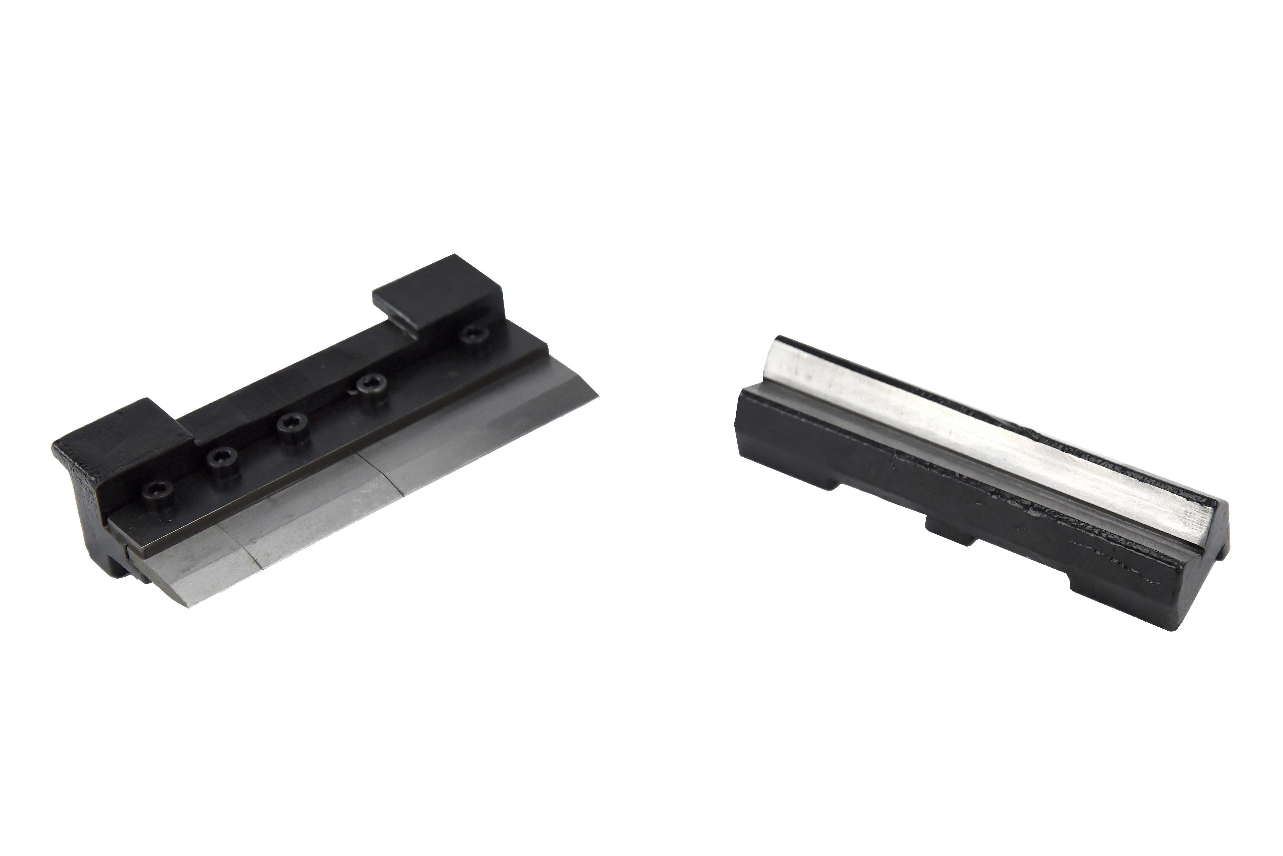 6" Vise Mount Press Brake Attachment individual pieces angled views