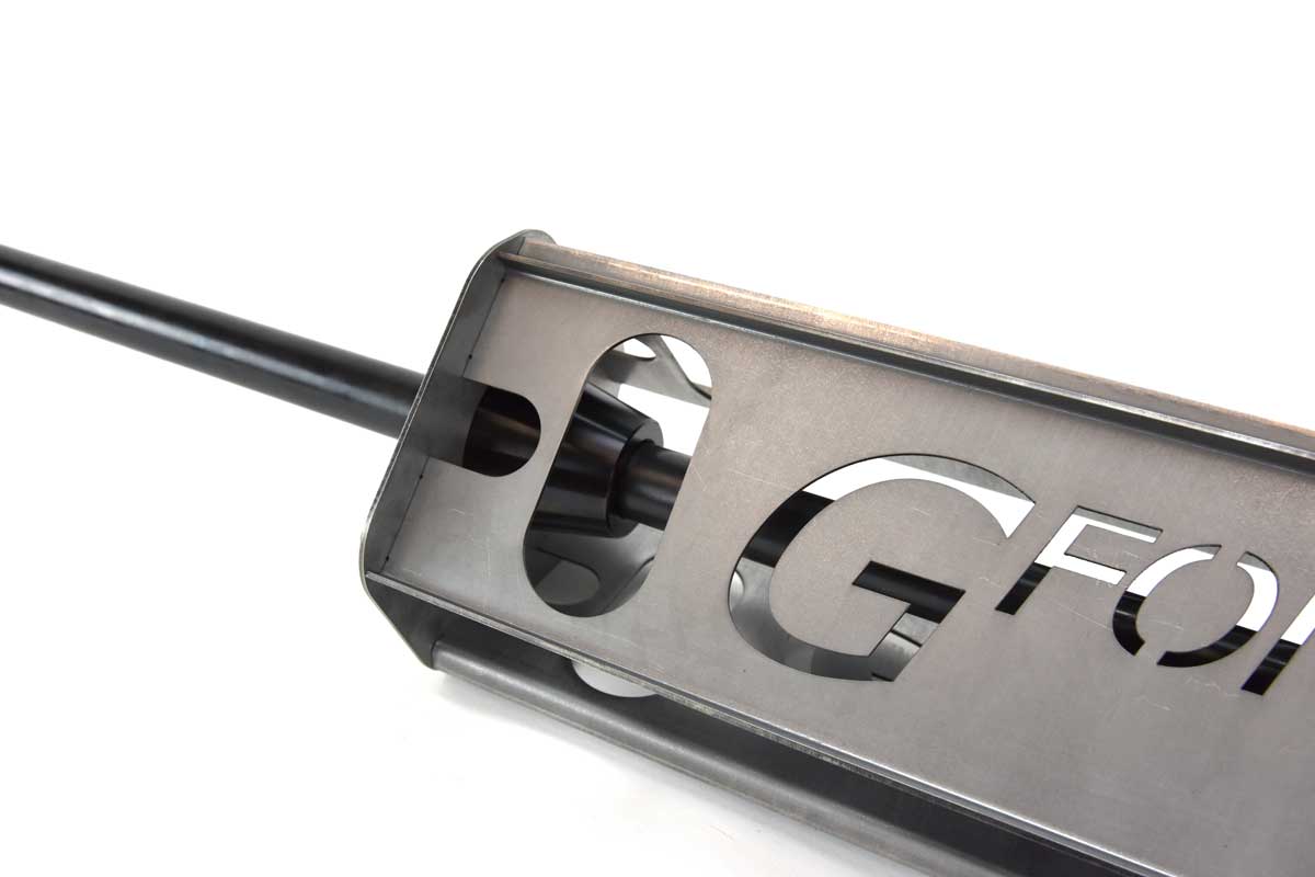 G Force LS Engine Cam Bearing installation tool and installation fixture assembled close up