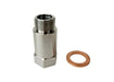 PF-1099-SS Straight Stainless Steel Adapter Fitting with 18mm Male to 18mm Female Threads