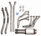 Complete 1982-1991 Porsche LS swap kit | Porsche 944/951 LS Swap Kit exhaust system