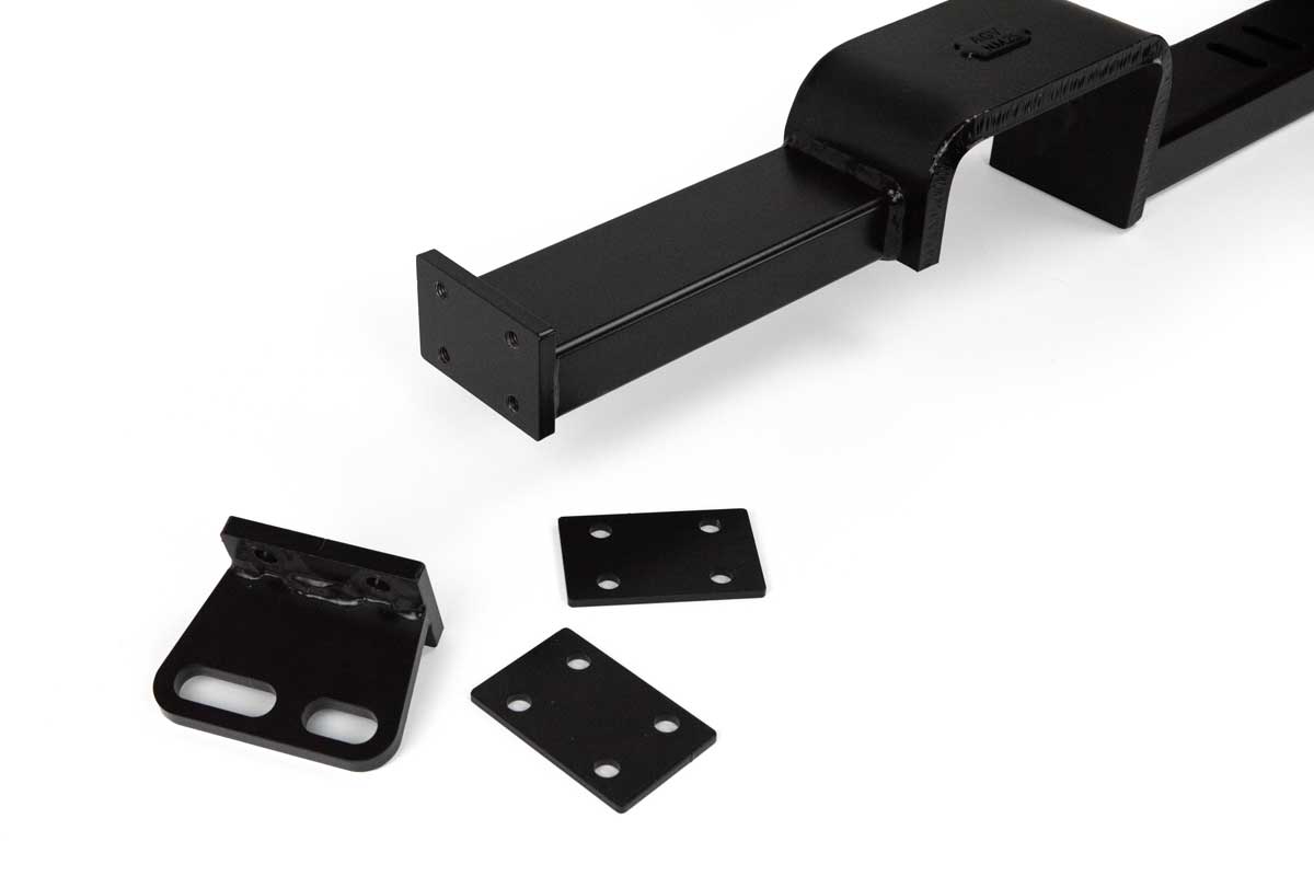 1964-1972 A-Body with TH350 or 1968-1972 A-Body with TH400 Gear Vendors Crossmember | RCAE-GV close up brackets and plates