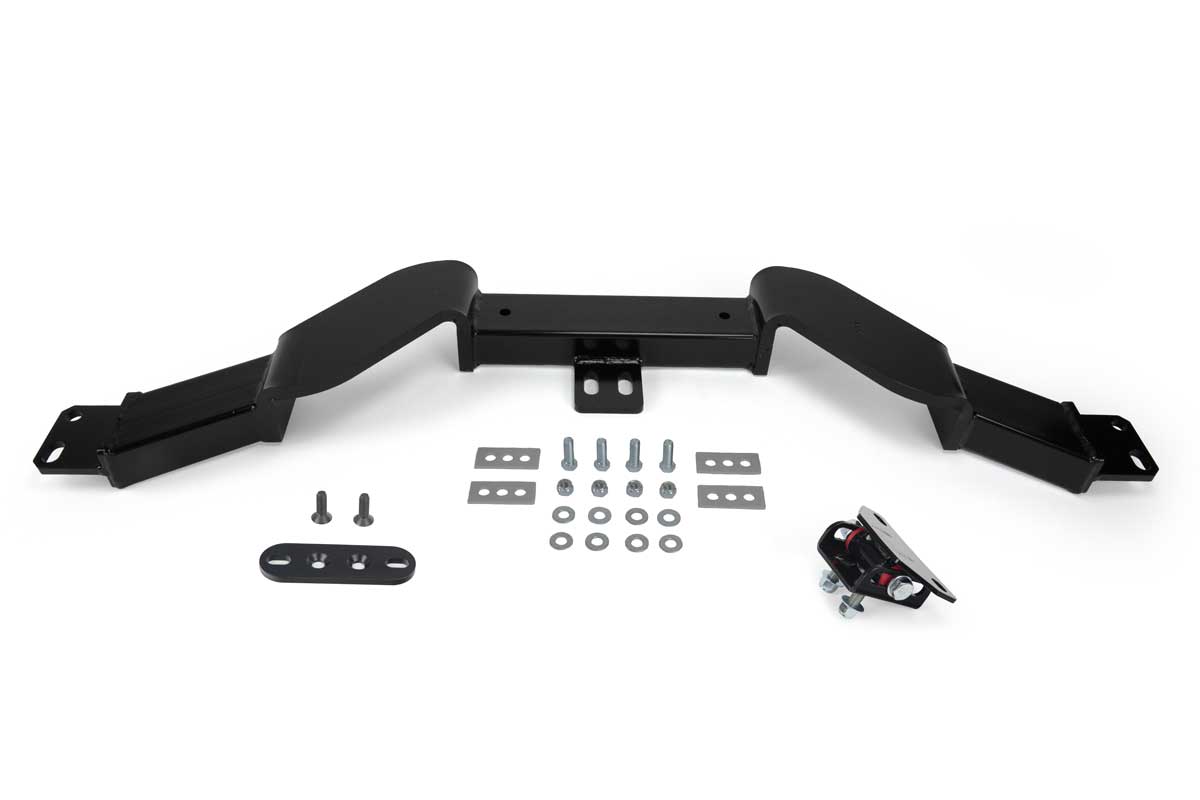A Body convertible crossmember for 8L90 with adapter and transmission mount