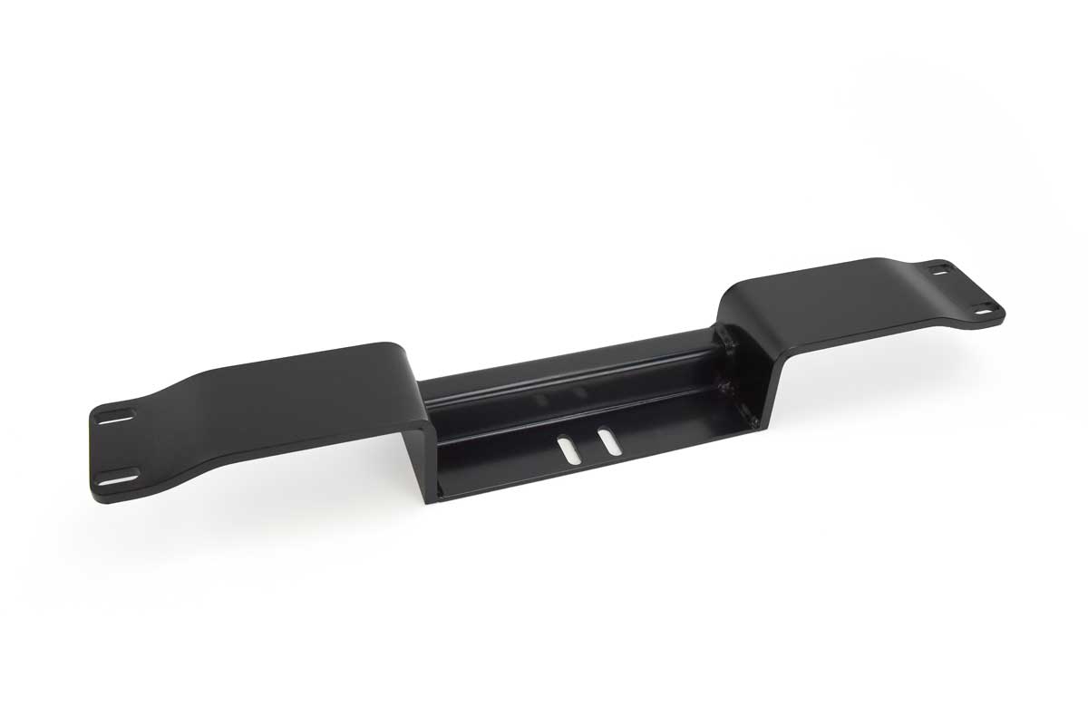 angled view 1970-1974 F-Body Transmission Crossmember | RCF2E-T56 - Firebird, Trans Am, Camaro
