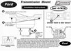 1979-1998 Ford Mustang Transmission Mount. Image of Ford Transmision Mount installation diagram.