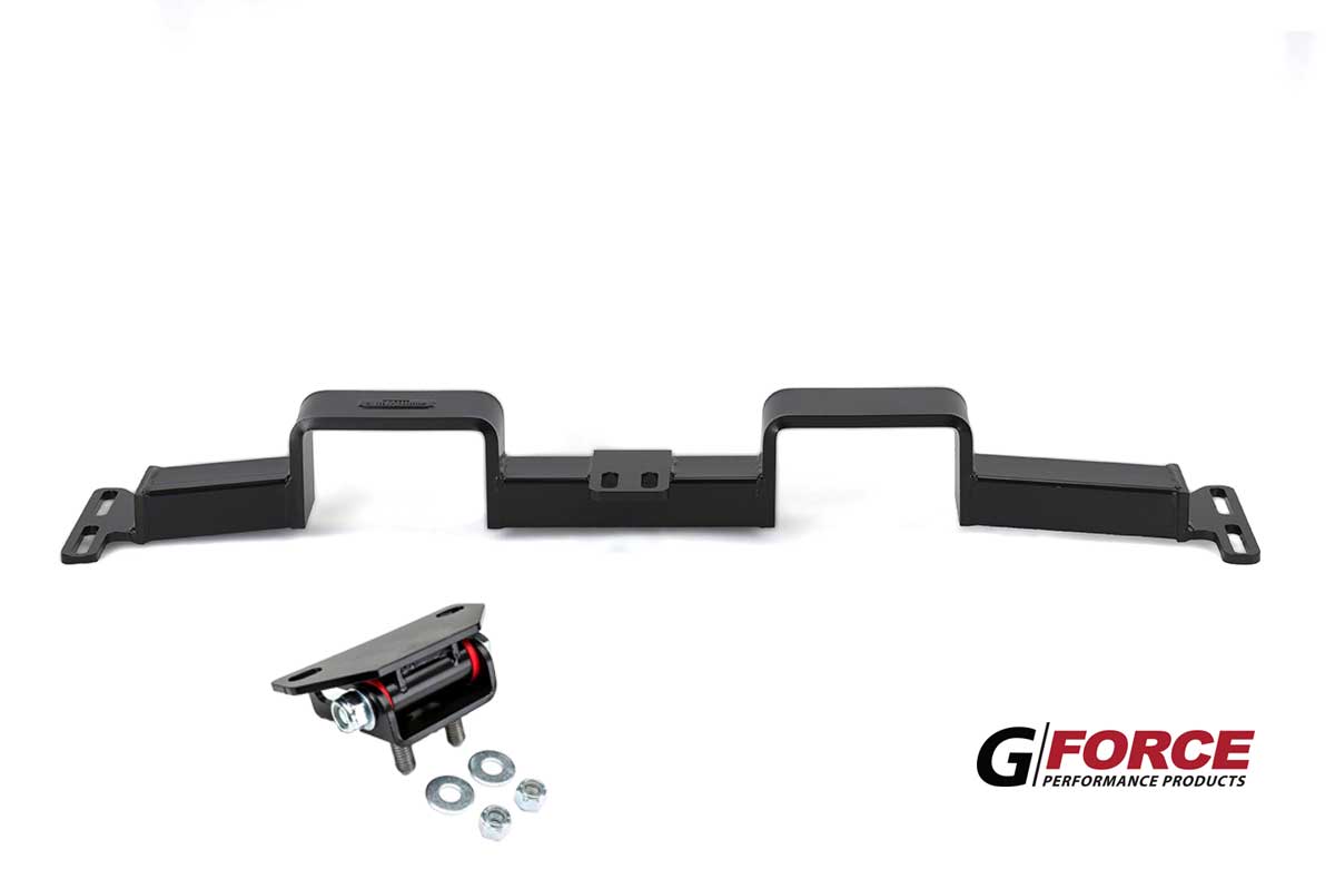 LS Swap crossmember transmission crossmember with adjustable transmission mount for easy alignment 
